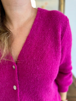 Gilet Jeanne • Fuchsia