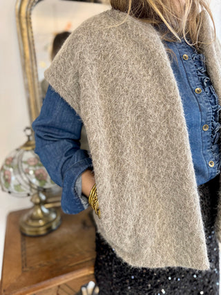 Gilet Ella • Gris clair