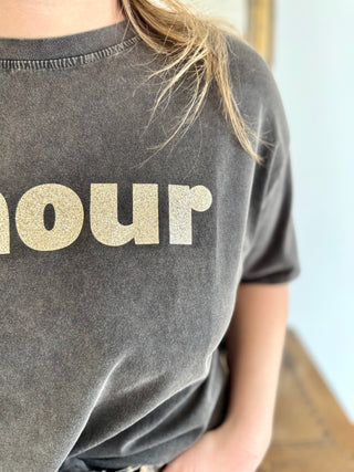 T-shirt Amour ❤️ • Noir