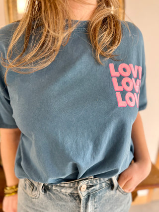 Liebe Liebe Liebe T-Shirt ❤️❤️❤️ • Blau