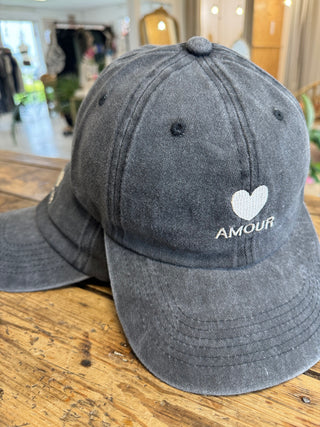 Joséphine cap 🧢 • Washed gray