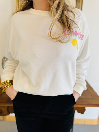 Claire Sweatshirt • White