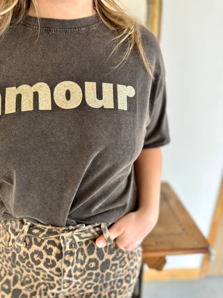 T-shirt Amour ❤️ • Noir