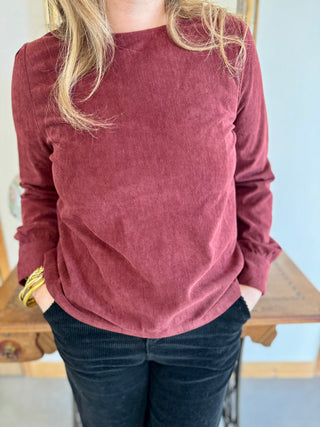 Suzanne blouse • Bordeaux