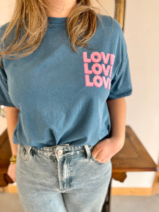 Love Love Love T-shirt ❤️❤️❤️ • Blue