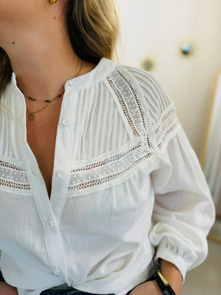 Chemise Charming • Blanc