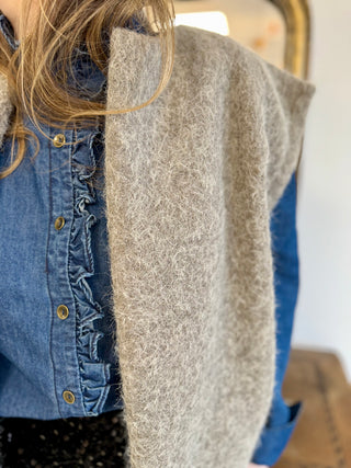 Gilet Ella • Gris clair