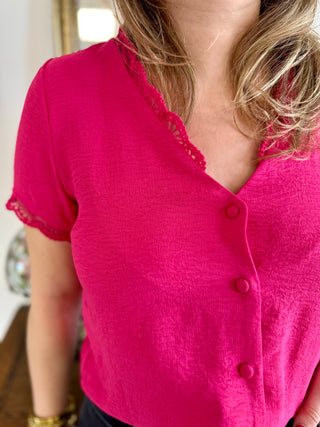 Top Marcel • Fuschia