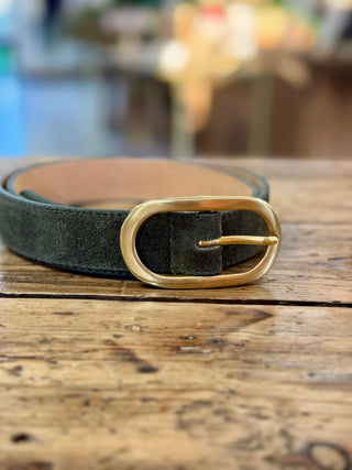 Liana Belt • Khaki (suede look)