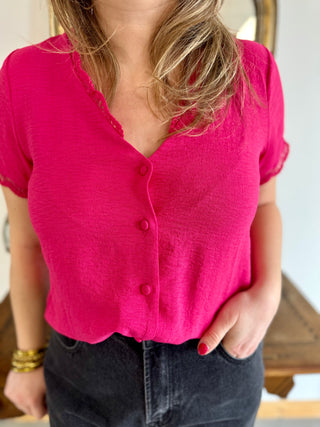 Top Marcel • Fuschia