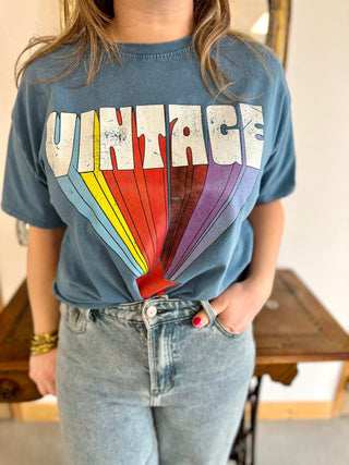 Vintage T-shirt • Blue