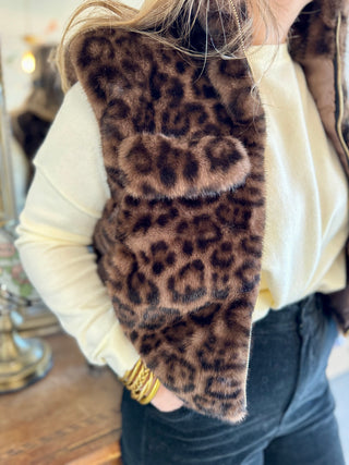 Sophie-Jacke mit Ärmeln • Leopard