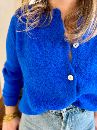 Mathilde vest • Electric blue