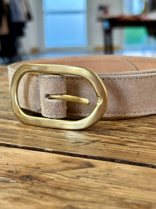 Ceinture Liana • Beige (aspect daim)