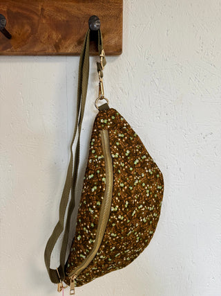 Sohane bag • Khaki floral pattern