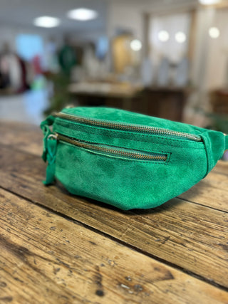 Juliette bag - Green (suede look)