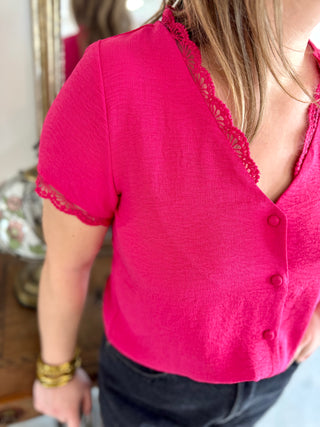 Top Marcel • Fuschia