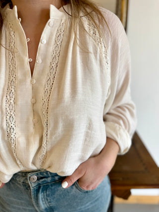 Bluse mit Blumenmuster