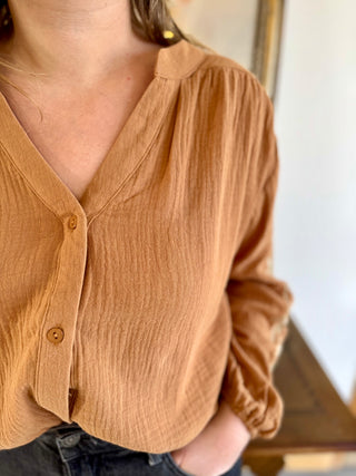 Axel Blouse • Camel