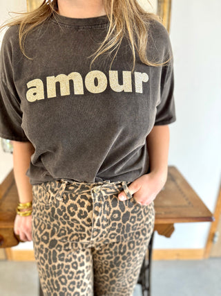 T-shirt Amour ❤️ • Noir