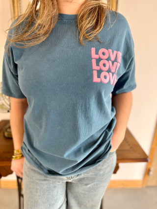 Liebe Liebe Liebe T-Shirt ❤️❤️❤️ • Blau