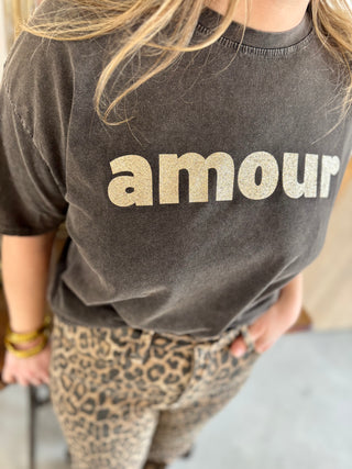 T-shirt Amour ❤️ • Noir