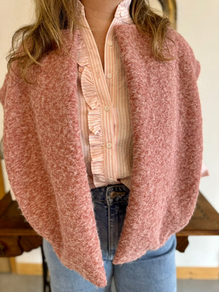 Gilet Ella • Rose