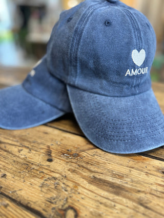 Joséphine cap 🧢 • Faded denim