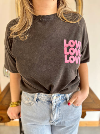 Love Love Love T-shirt ❤️❤️❤️ • Black