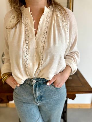 Bluse mit Blumenmuster