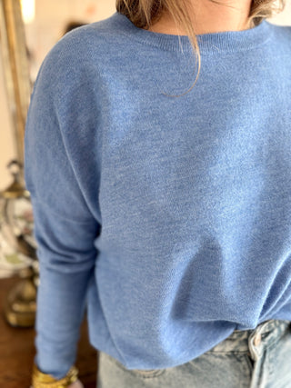 Livia Sweater • Chambray