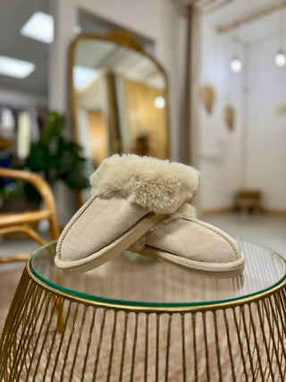 Augustin slippers • Beige