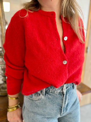 Gilet Mathilde • Rouge