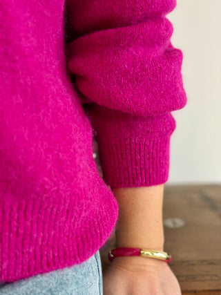 Gilet Jeanne • Fuchsia