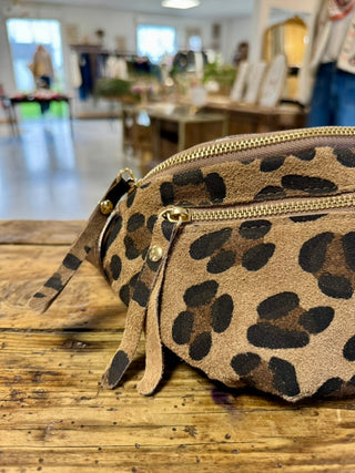 Leopard bag • Brown