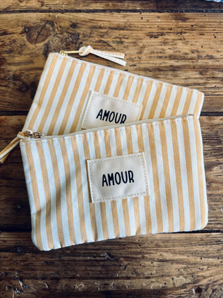 Love pouch - yellow